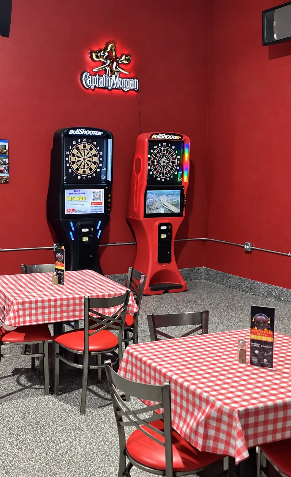 Games and seating at Station 136